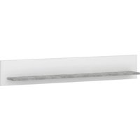 Wandboard Vulcan Plus Beton Optik weiß B/H/T: ca. 120x20x17 cm Wandboard Vulcan Plus Beton Optik weiß B/H/T: ca. 120x20x17 cm von XXXL