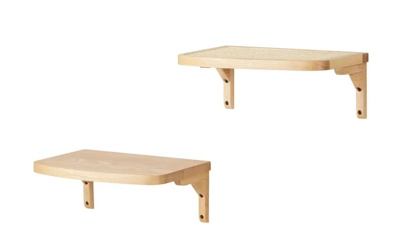 Wanderegal  2er-Set  Panarea ¦ holzfarben ¦ Maße (cm): B: 35 H: 2,2 T: 24.0 Regale > Wandregale - Höffner