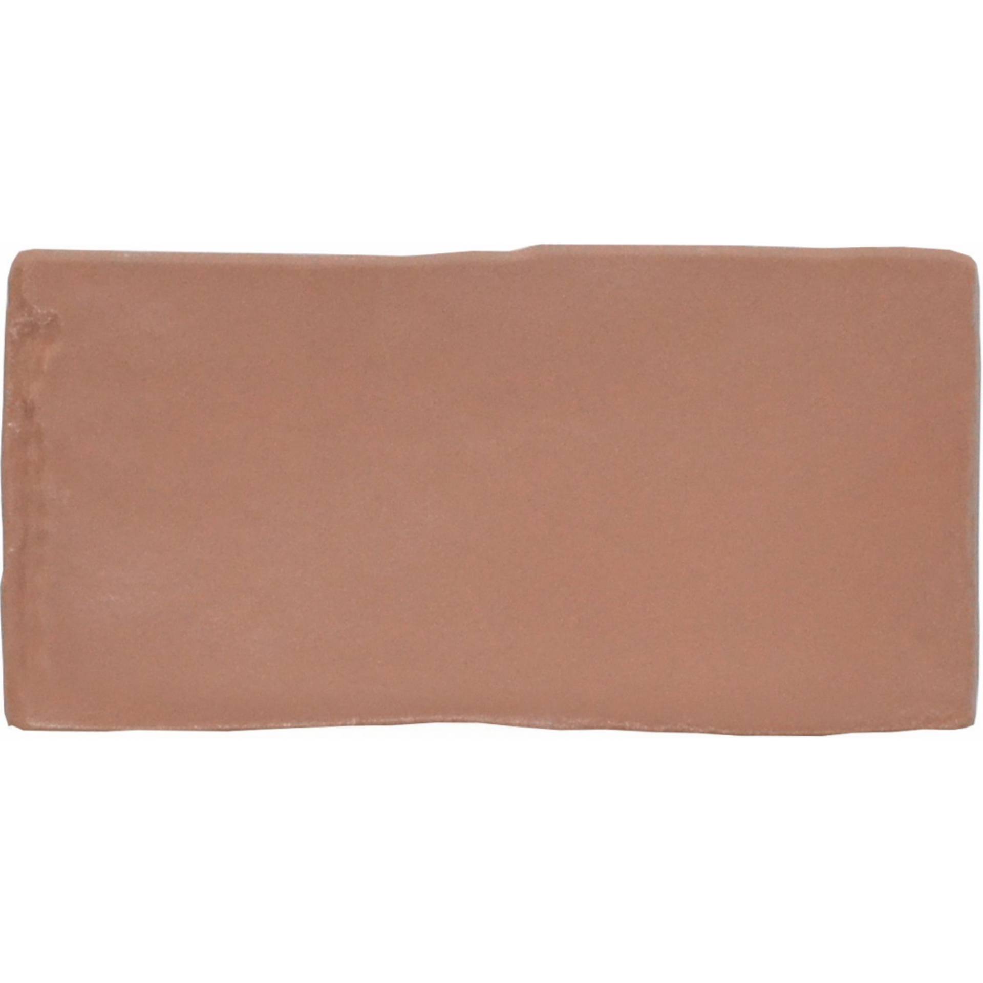 Wandfliese 'Crayon' rot matt 6,5 x 13 cm