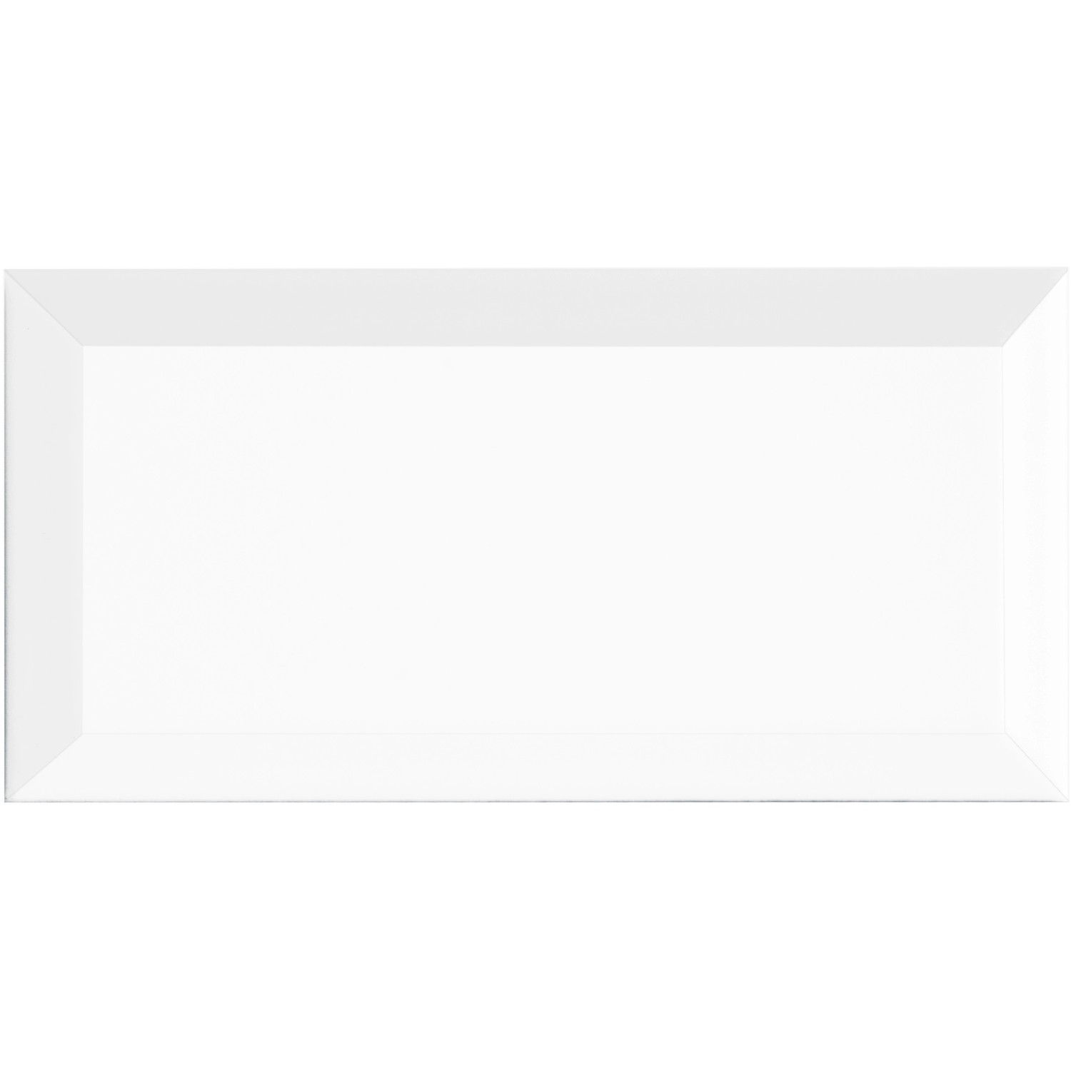 Wandfliese Facette Metro Weiß glänzend glasiert 10 cm x 20 cm Wandfliese Facette Metro Weiß glänzend glasiert 10 cm x 20 cm von UNITED TILE UND MOSAIC