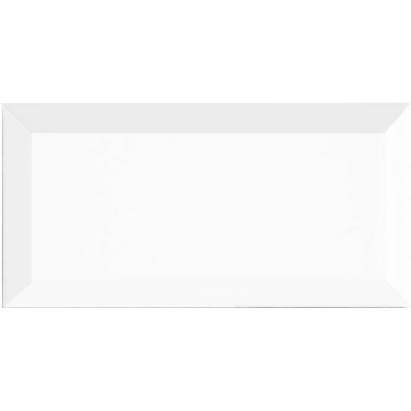 Wandfliese Facette Metro Weiß glänzend glasiert 10 cm x 20 cm Wandfliese Facette Metro Weiß glänzend glasiert 10 cm x 20 cm von UNITED TILE UND MOSAIC