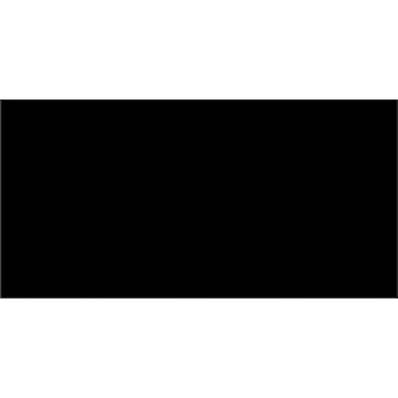 Wandfliese Trend Steingut Schwarz Glasiert Glänzend 7,5 cm x 15 cm von UNITED TILE UND MOSAIC