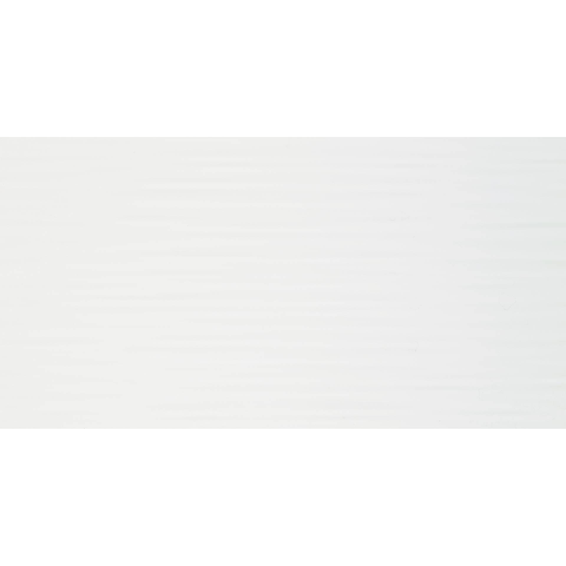 Wandfliese 'Wave' Steingut 30 x 60 cm weiß gewellt