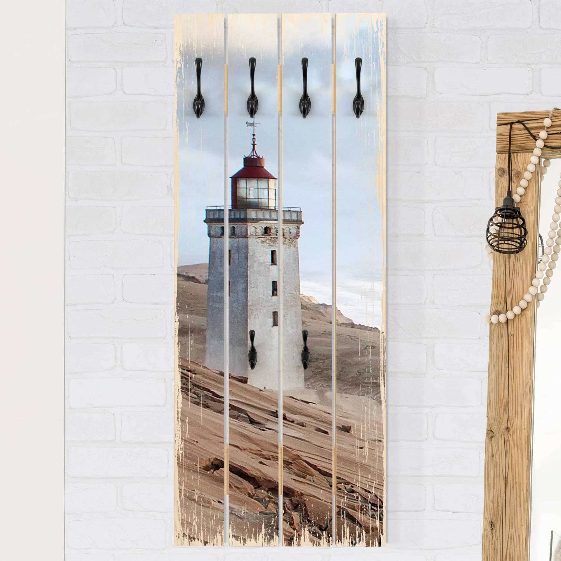 Wandgarderobe Leuchtturm in Dänemark