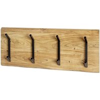 Wandgarderobe RIVERA-4 von Haku Massivholz Akazie
