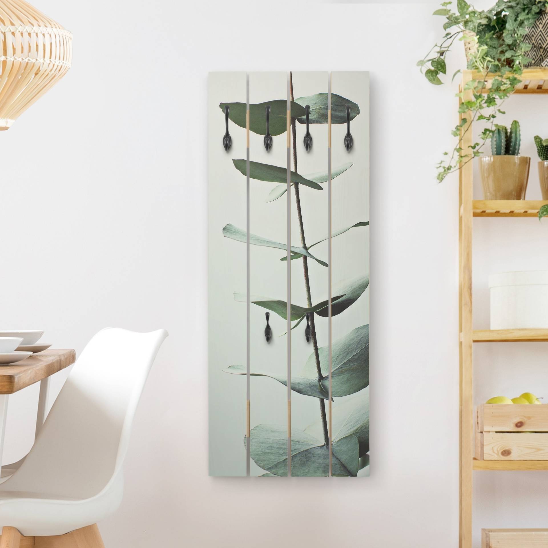 Wandgarderobe Symmetrischer Eukalyptuszweig