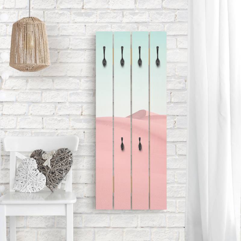 Wandgarderobe Wüstentraum in Pastell