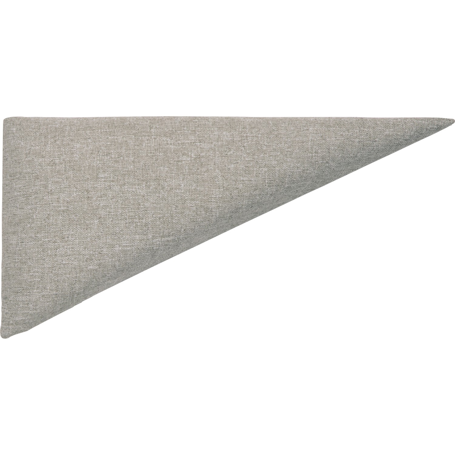 Wandkissen Dreieck 15 cm x 30 cm Hellgrau Struktur Wandkissen Dreieck 15 cm x 30 cm Hellgrau Struktur von -