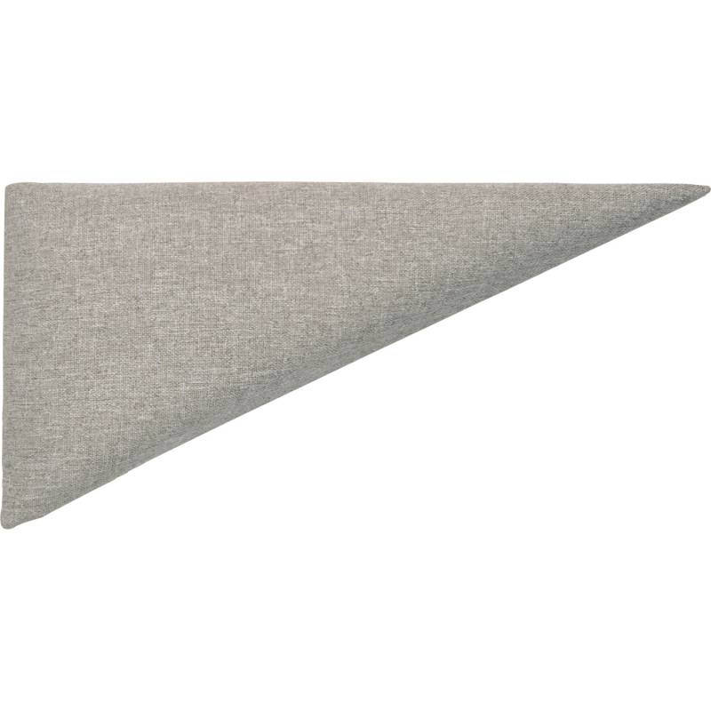 Wandkissen Dreieck 15 cm x 30 cm Hellgrau Struktur von -