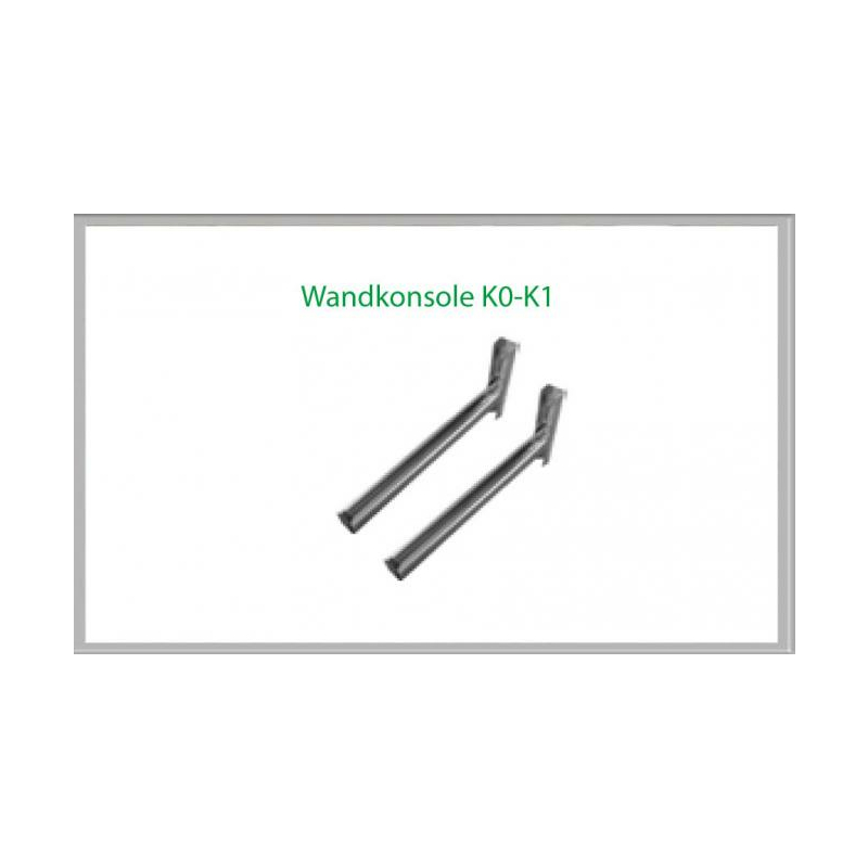 Wandkonsole K0 430mm für Schornsteinsets 130mm DW6 von KaminStore24