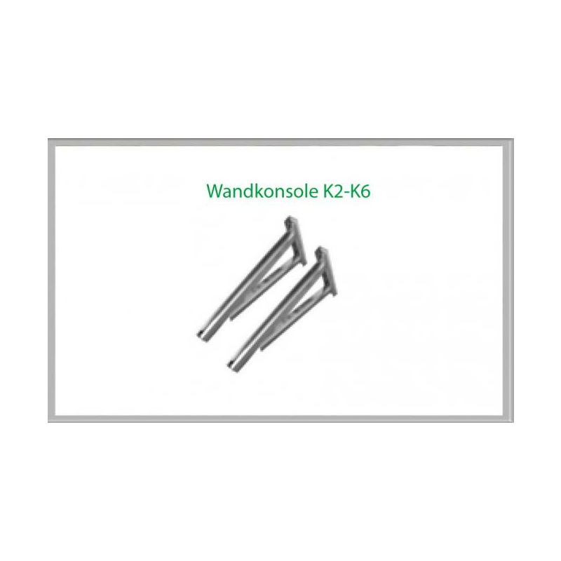 Wandkonsole K6 1000mm für Schornsteinsets 150mm DW6 von KaminStore24