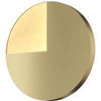 Wandlampe Aluminium LED rund D: 38,1 cm in Messing von Maytoni