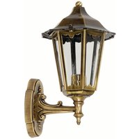 Wandlampe Außen Messing IP43 Rustikal Haustür Hof von Lido Light Fixture Man. LTD