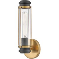 Wandlampe Bad Vintage IP44 E27 Messing Antik Schwarz von ELSTEAD