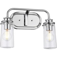 Wandlampe Badezimmer B: 37,4 cm IP44 E27 in Chrom Wandlampe Badezimmer B: 37,4 cm IP44 E27 in Chrom von ELSTEAD