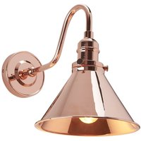 Wandlampe ISMENE in Kupfer Industrie Leseleuchte von ELSTEAD