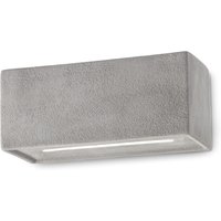 Wandlampe Keramik 25 cm breit Beton-Optik E27 Modern Wandlampe Keramik 25 cm breit Beton-Optik E27 Modern von Ferroluce