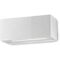 Wandlampe Keramik 25 cm breit Weiß E27 Modern AQUILE von Ferroluce