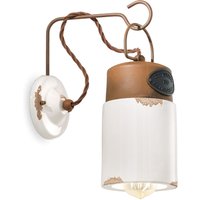 Wandlampe Keramik Metall E27 33 cm hoch Vintage von Ferroluce