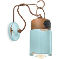 Wandlampe Keramik Schirm H: 33 cm E27 Vintage Design von Ferroluce