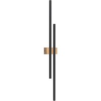 Wandlampe LED 90 cm hoch indirektes Licht 3000 K Metall Holz Wandlampe LED 90 cm hoch indirektes Licht 3000 K Metall Holz von TK Lighting