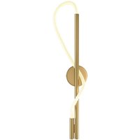 Wandlampe LED Aluminium H: 84,4 cm in Gold Weiß 600 lm von Maytoni