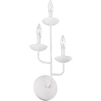 Wandlampe Metall 61 cm hoch Weiß E14 3-flammig EIRA Wandlampe Metall 61 cm hoch Weiß E14 3-flammig EIRA von ELSTEAD