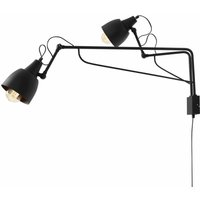 Wandlampe Metall B:18 cm E27 mit Schalter verstellbar Wandlampe Metall B:18 cm E27 mit Schalter verstellbar von ALDEX