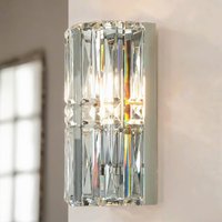 Wandlampe Metall Glas 25 cm hoch Chrom E14 länglich von Maytoni