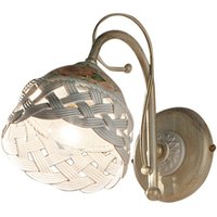 Wandlampe Metall Keramik 20 cm hoch E14 Landhausstil Wandlampe Metall Keramik 20 cm hoch E14 Landhausstil von Ferroluce