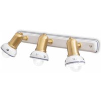 Wandlampe Metall Keramik E14 verstellbar 3-flammig von Ferroluce