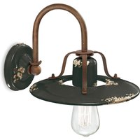 Wandlampe Metall Keramik E27 B: 25 cm Vintage NICOLA Wandlampe Metall Keramik E27 B: 25 cm Vintage NICOLA von Ferroluce