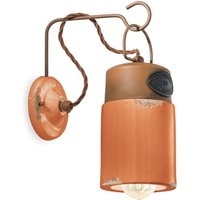Wandlampe Metall Keramik H: 33 cm E27 Vintage Design von Ferroluce