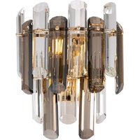Wandlampe Metall Rauchglas E14 H: 27 cm 2-flammig KARL Wandlampe Metall Rauchglas E14 H: 27 cm 2-flammig KARL von Maytoni