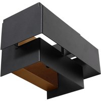 Wandlampe Metall Schwarz Gold B:20 cm inkl. G9 indirekt Wandlampe Metall Schwarz Gold B:20 cm inkl. G9 indirekt von Steinhauer