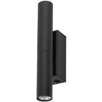 Wandlampe Schwarz Up Down H: 16,5 cm B: 2,5 cm Metall 2x G9 von TK Lighting