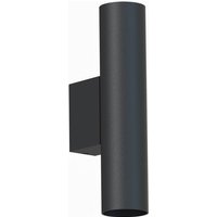 Wandlampe Treppe Flur Schwarz Up Down 2x GU10 R35 Metall von Nowodvorski