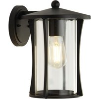 Wandlampe außen IP44 E27 Schwarz Glas Aluminium DIAZ Wandlampe außen IP44 E27 Schwarz Glas Aluminium DIAZ von Searchlight