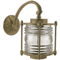 Wandlampe außen Messing massiv Glas H: 31 cm IP53 E27 Wandlampe außen Messing massiv Glas H: 31 cm IP53 E27 von Andromeda