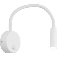 Wandlampe mit Schalter Flexarm Weiß G9 verstellbar LAGOS von TK Lighting