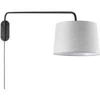 Wandlampe mit Schalter Stecker Schwenkarm 63 cm hoch von Endon