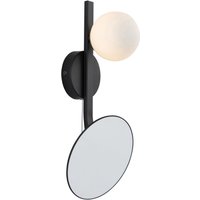 Wandlampe mit Vergrößerungsspiegel Schalter IP44 Schwarz Weiß Wandlampe mit Vergrößerungsspiegel Schalter IP44 Schwarz Weiß von Endon