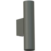 Wandleuchte 2-flammig Up Down Grau GU10 R35 Metall Modern von Nowodvorski