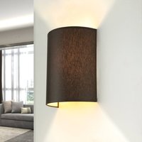 Wandleuchte ALICE in Braun Stoff Schirm modern Wandleuchte ALICE in Braun Stoff Schirm modern von Easylight
