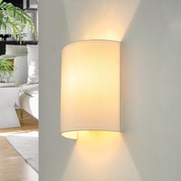 Wandleuchte ALICE in Weiß Stoff Schirm modern von Easylight