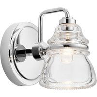 Wandleuchte Bad LED G9 IP44 H: 16,3 cm Chrom poliert von ELSTEAD