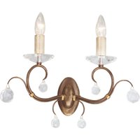 Wandleuchte CANDELA 11 Bronze Wohnzimmer Lampe von ELSTEAD