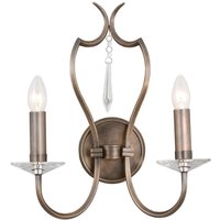 Wandleuchte CANDELA 12 Echt-Messing in Bronze Lampe Wandleuchte CANDELA 12 Echt-Messing in Bronze Lampe von ELSTEAD