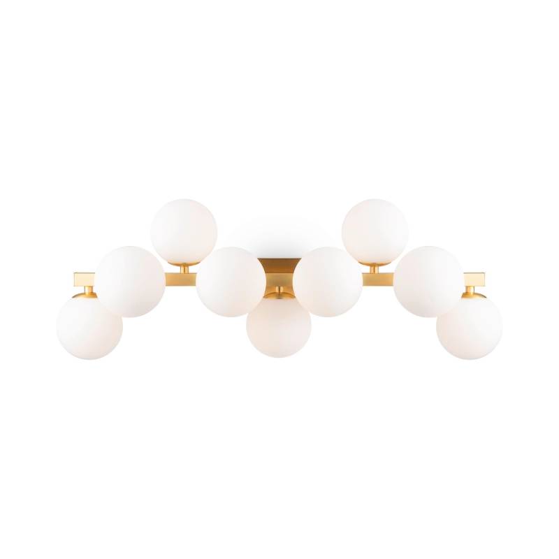 Wandleuchte Dallas Goldfarben max. 28 Watt Wandlampe