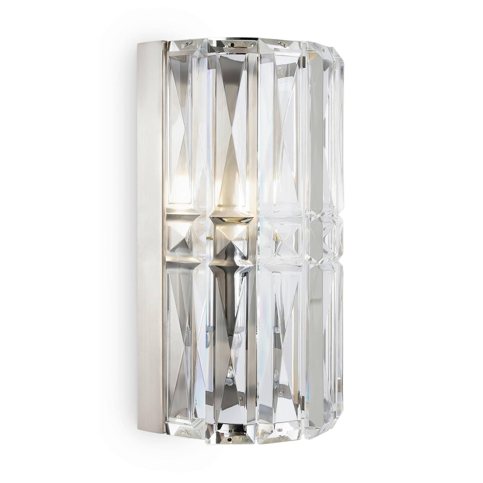Wandleuchte Facet Chromfarben max. 60 Watt Wandlampe